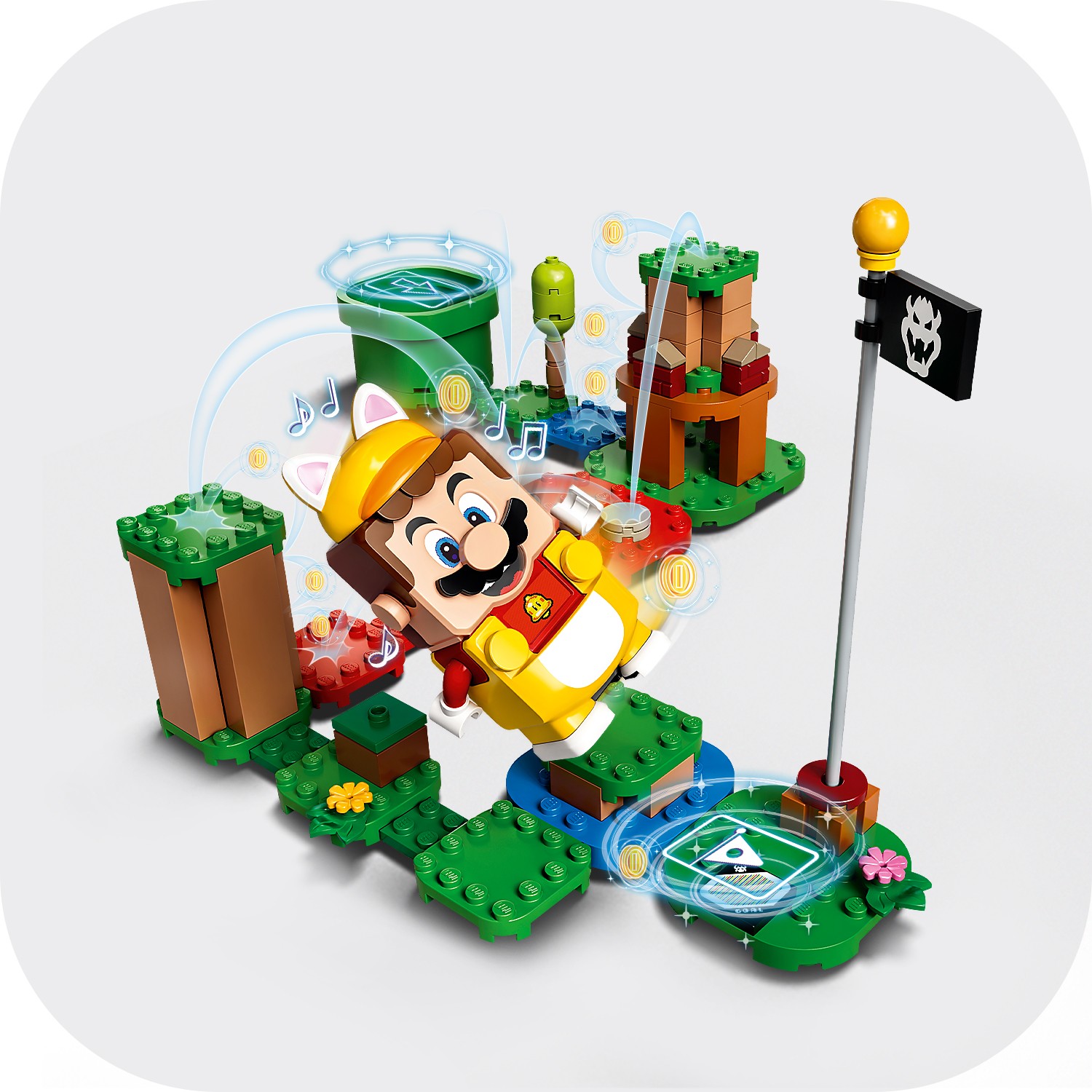 Конструктор LEGO Super Mario Марио-кот блочный - фото 9
