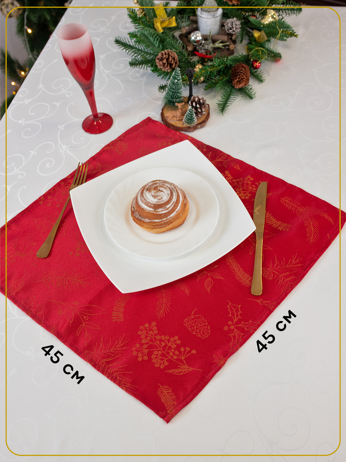 Набор из 4 салфеток тканевых Wellness WF45/4-Сияна*08 - фото 2