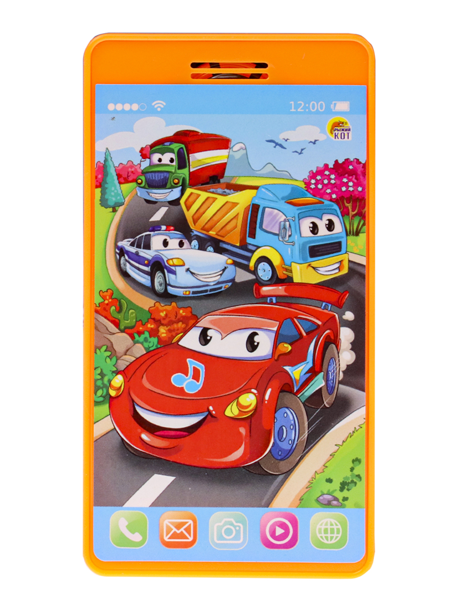 Игрушка Рыжий кот телефон - фото 1