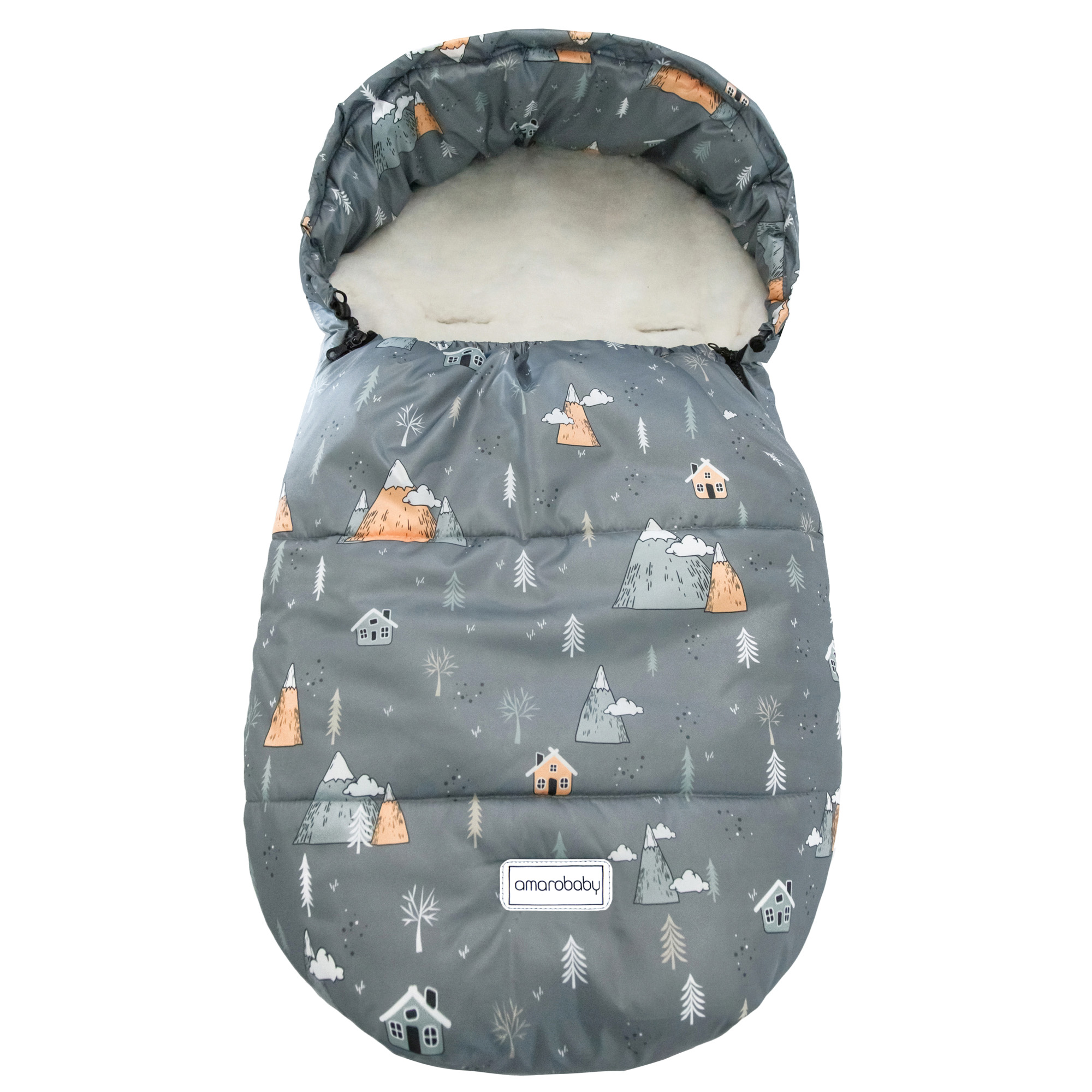 Конверт в коляску Amarobaby Snowy Baby - фото 13