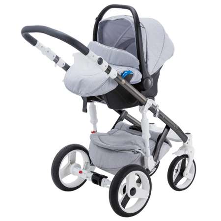 Коляска 3в1 BeBe-mobile серый