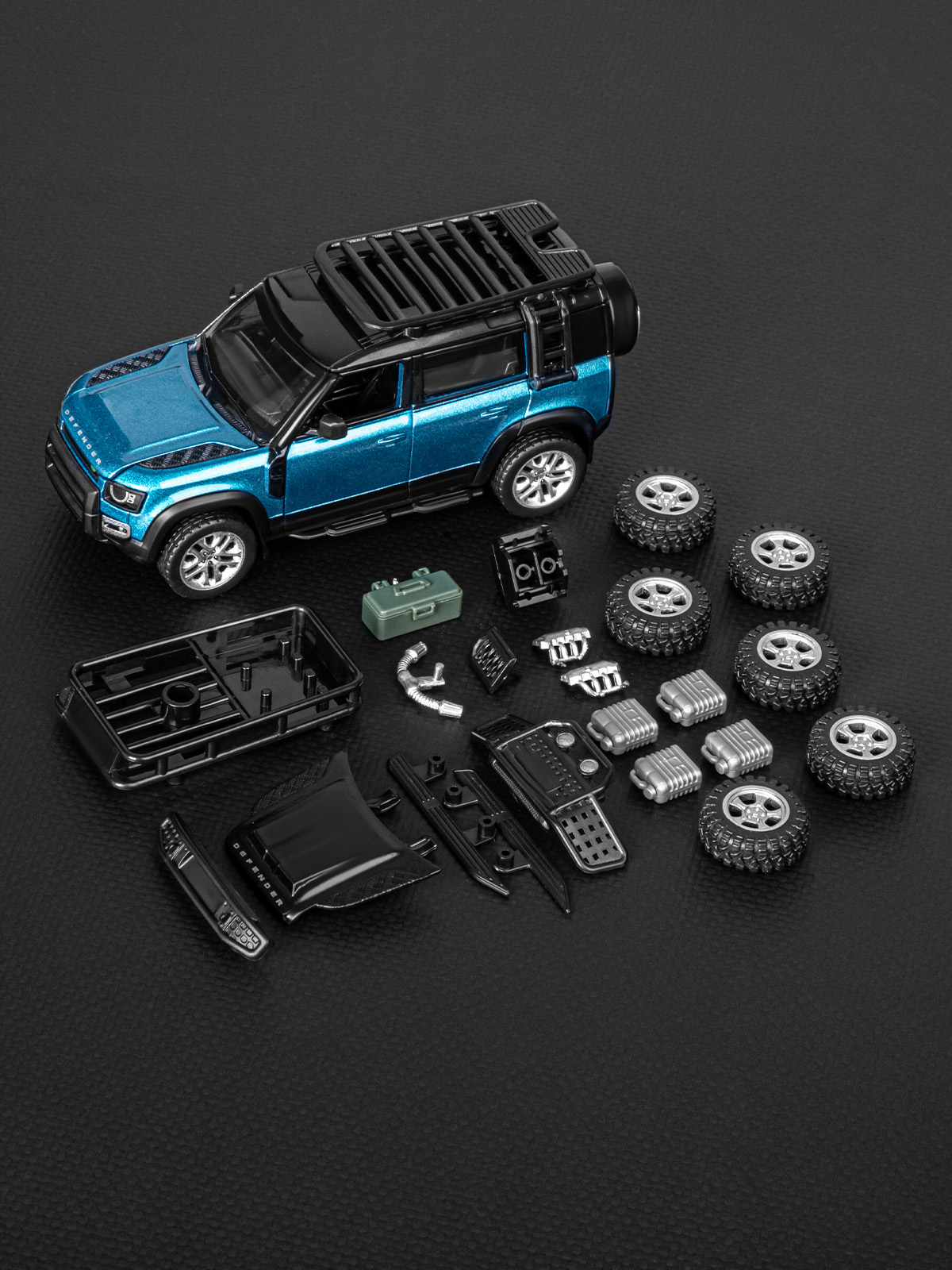 Автомобиль АВТОпанорама Land Rover Defender 110 Сборная модель 1:43 JB1251721 - фото 33