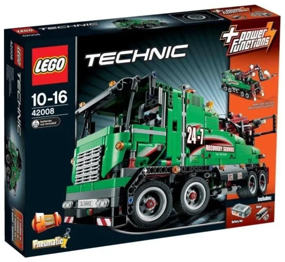 Изображение товара Конструктор LEGO Technic 42008 Машина техобслуживания с функциями мотор и спуск Изображение товара Конструктор LEGO Technic 42008 Машина техобслуживания с функциями мотор и спуск