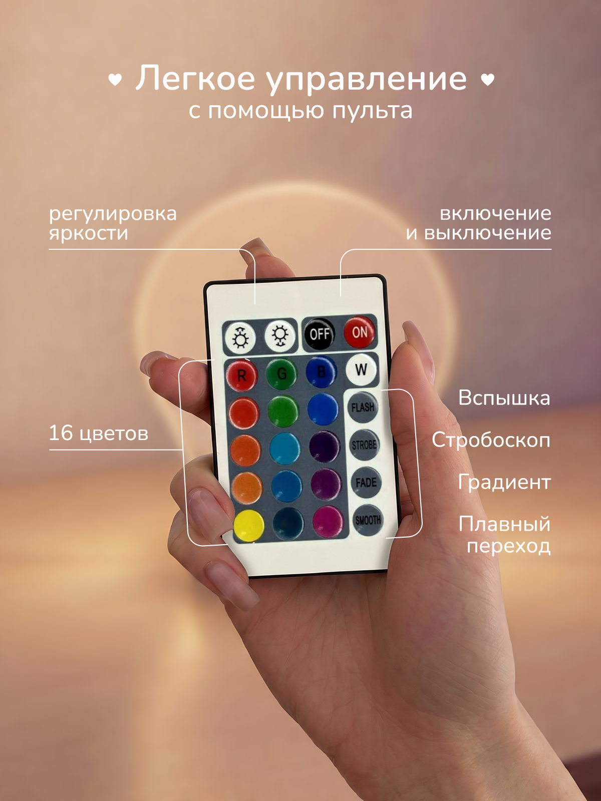Игрушка ночник, проектор Хевель с маркерами в ассортименте - фото 5