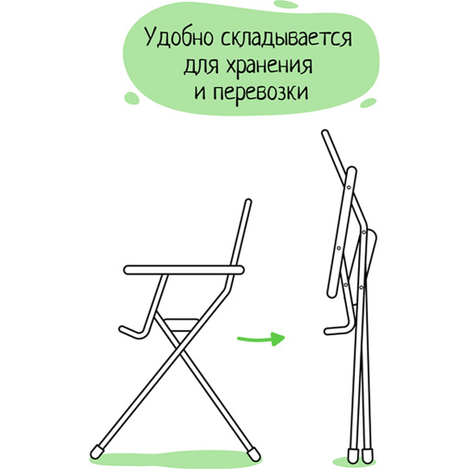 Стульчик для кормления InHome классический - фото 9