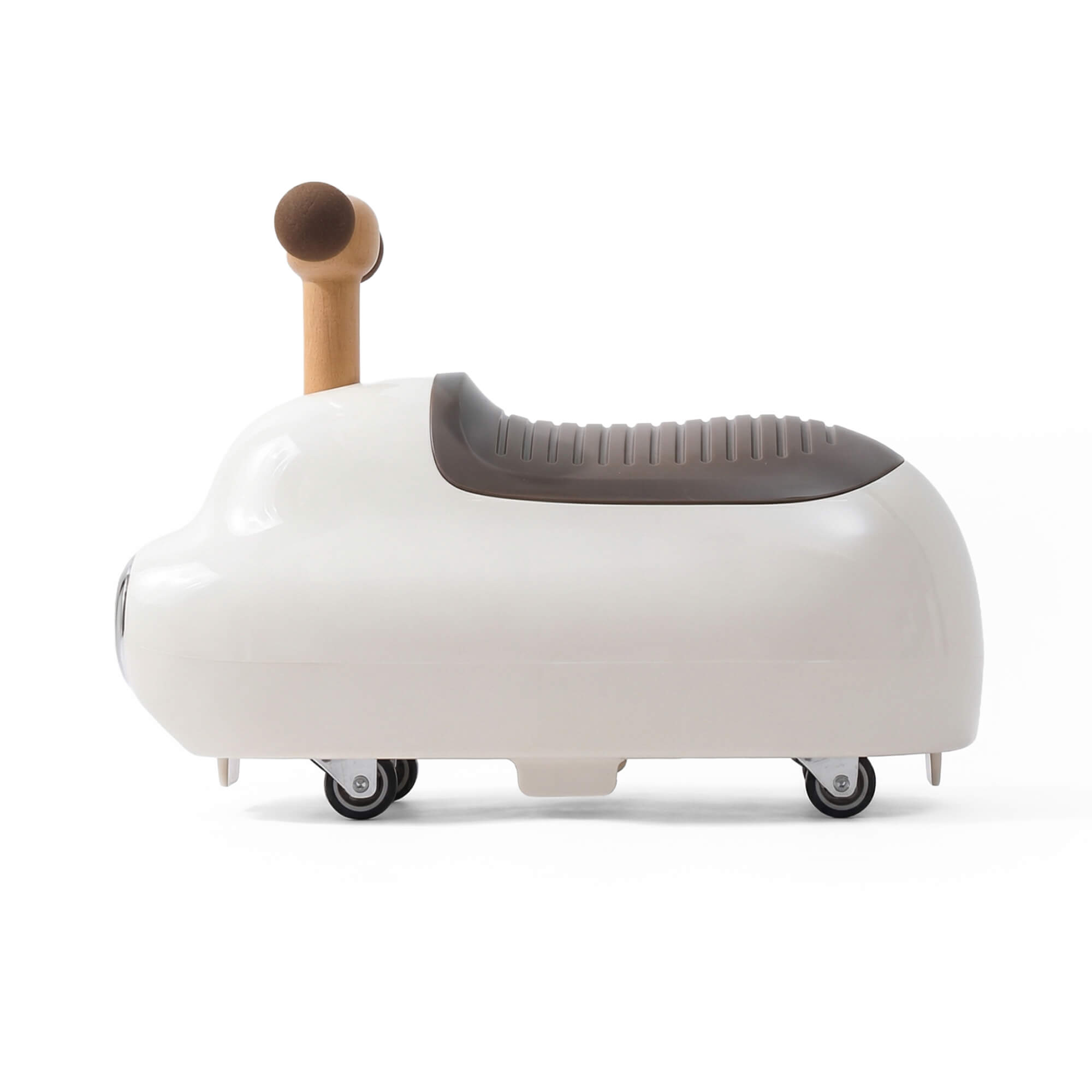 Пушкар UNIX Kids каталка детская бибикар коричневый - фото 28