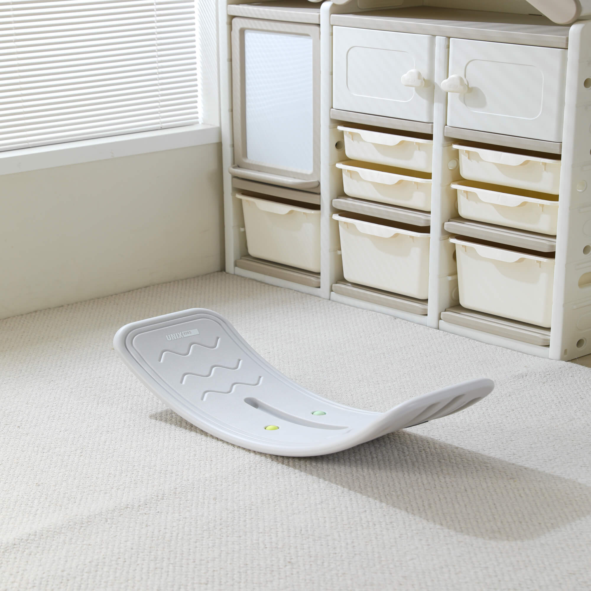 Балансборд UNIX Kids Grey балансир для детей - фото 18