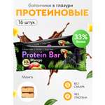 Протеиновый батончик FIT AND JOY со вкусом манго набор 16 шт