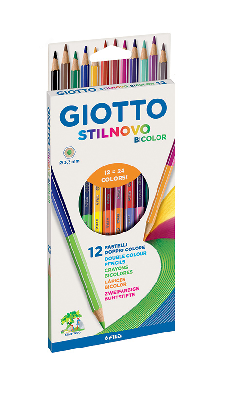Карандаши цветные GIOTTO 12 шт. - фото 1