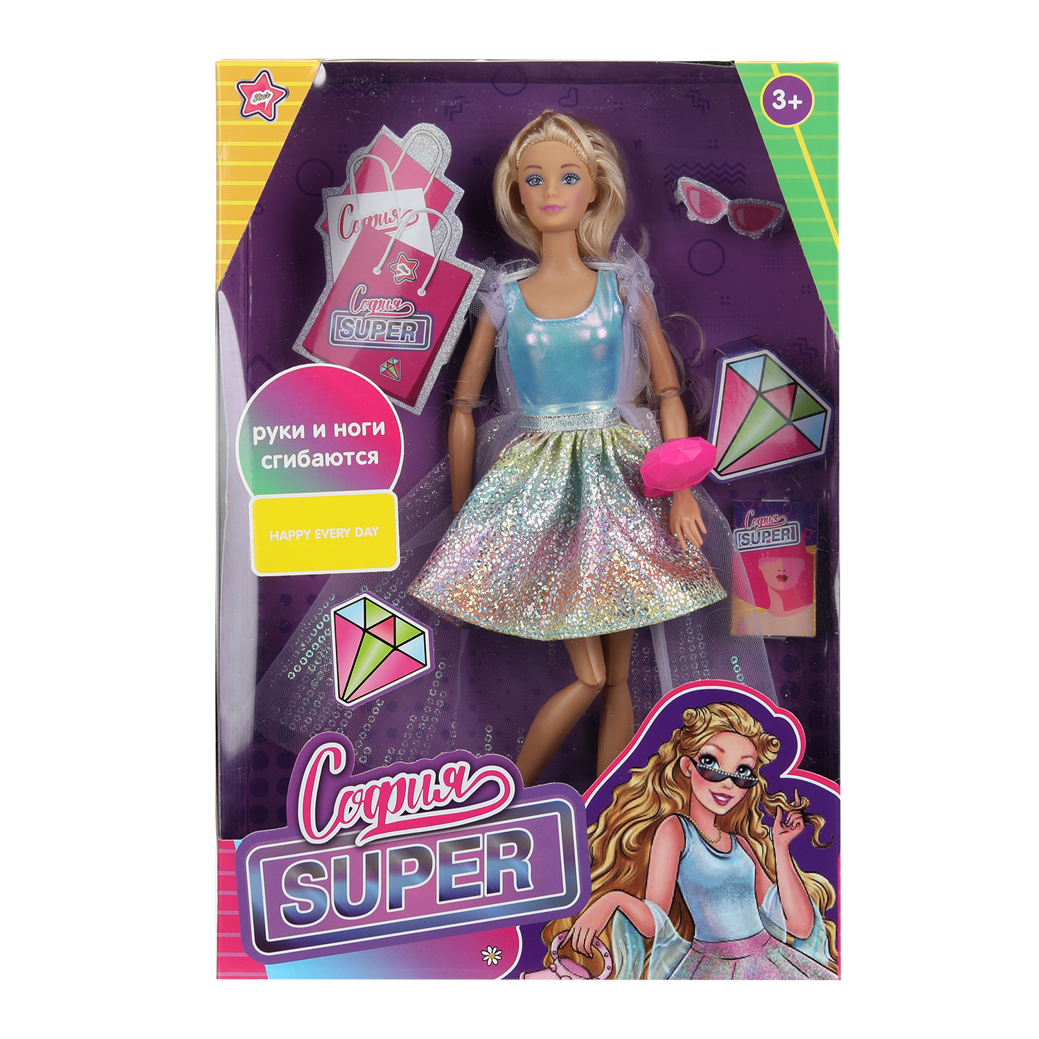 Кукла модельная Карапуз София высота 29 см 395426 - фото 1