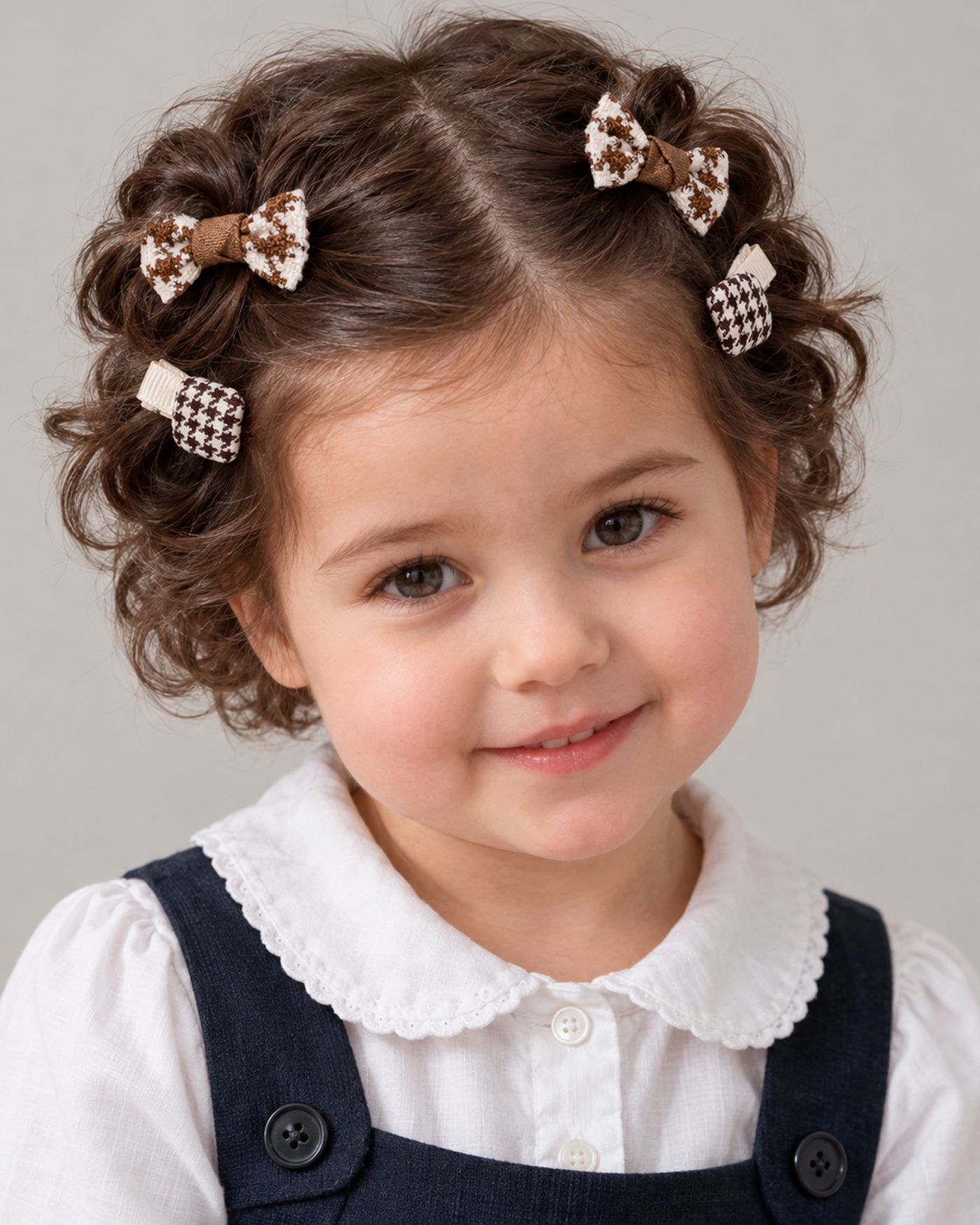 Заколка Demi Star Brown 4 шт. - фото 2
