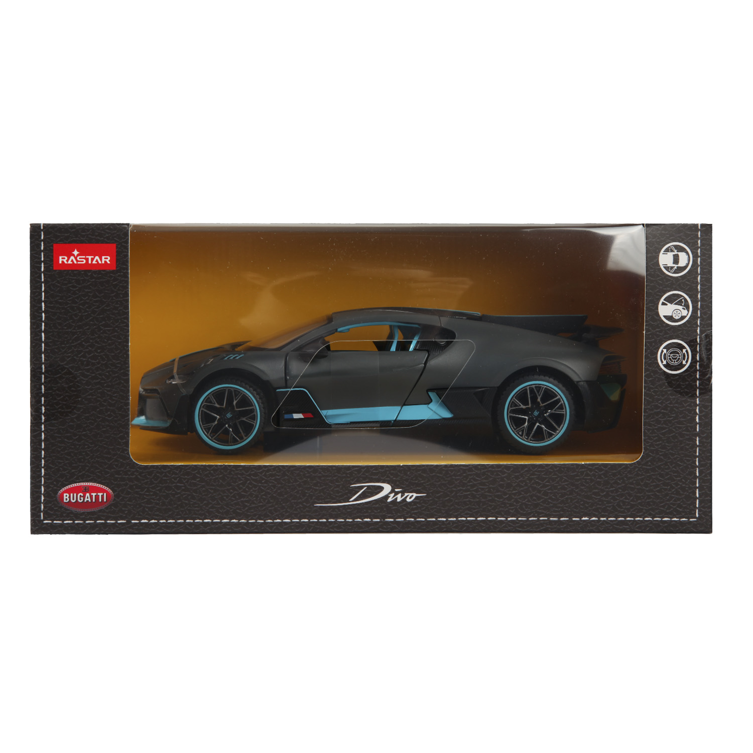 Автомобиль Rastar Bugatti Divo 1:24 63900 - фото 6