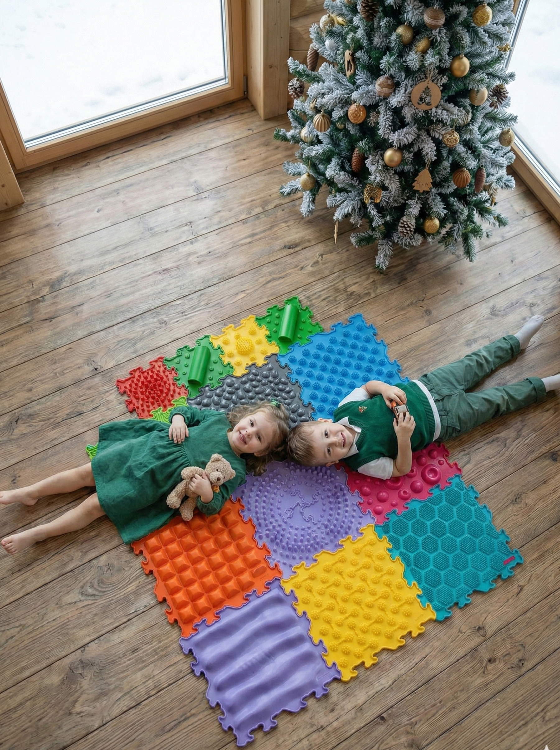 Коврик SPORTO.ONE трансформер Яркий день - фото 19