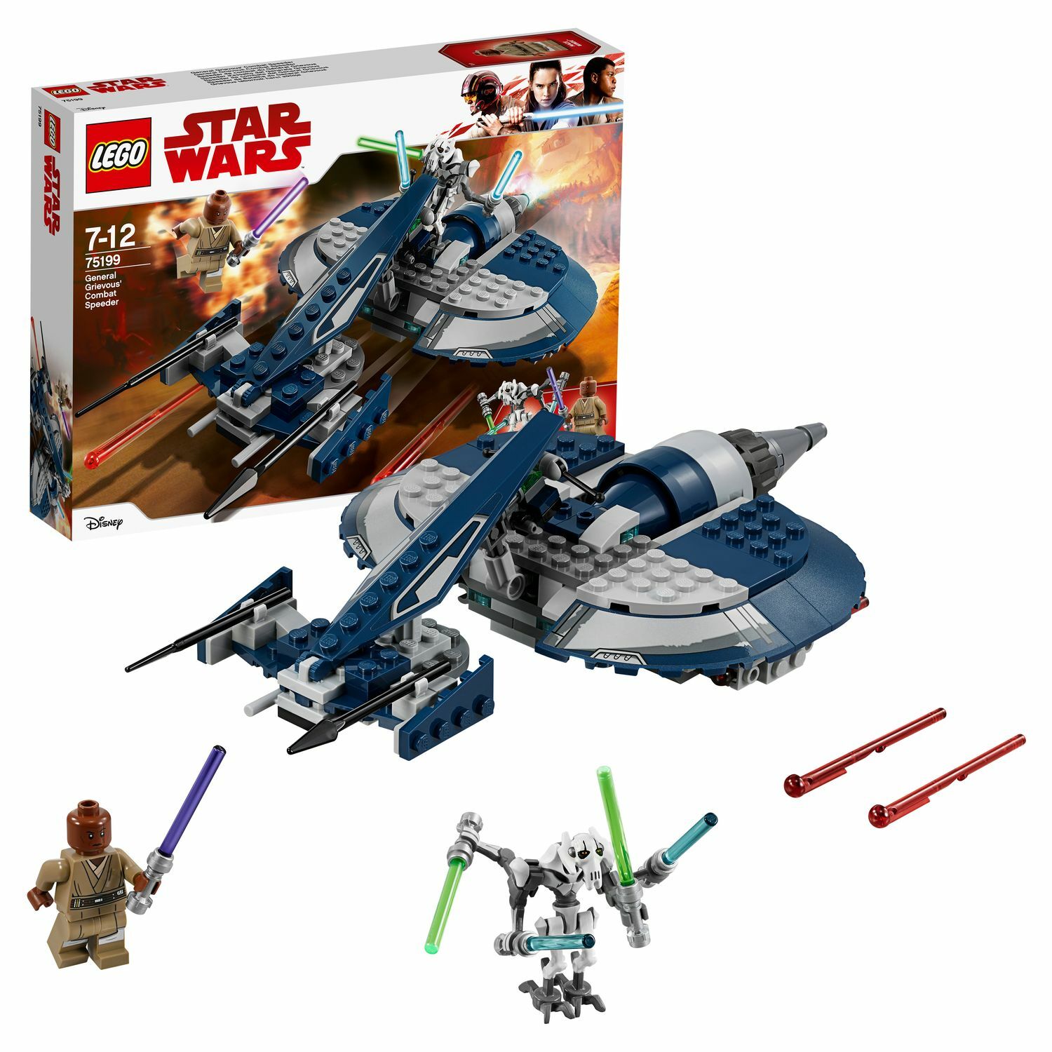 Конструктор LEGO Star Wars Боевой спидер генерала Гривуса блочный - фото 1