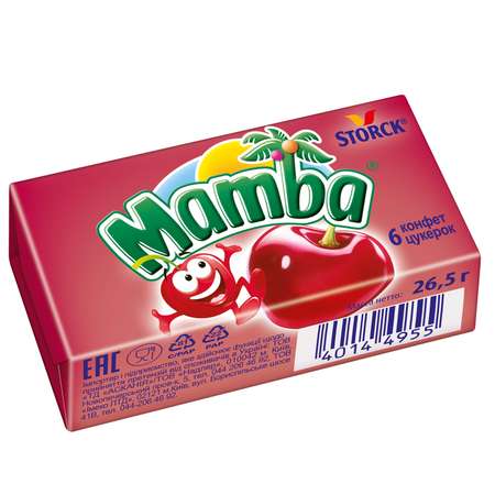 Конфета MAMBA жевательная Кола 26.5г