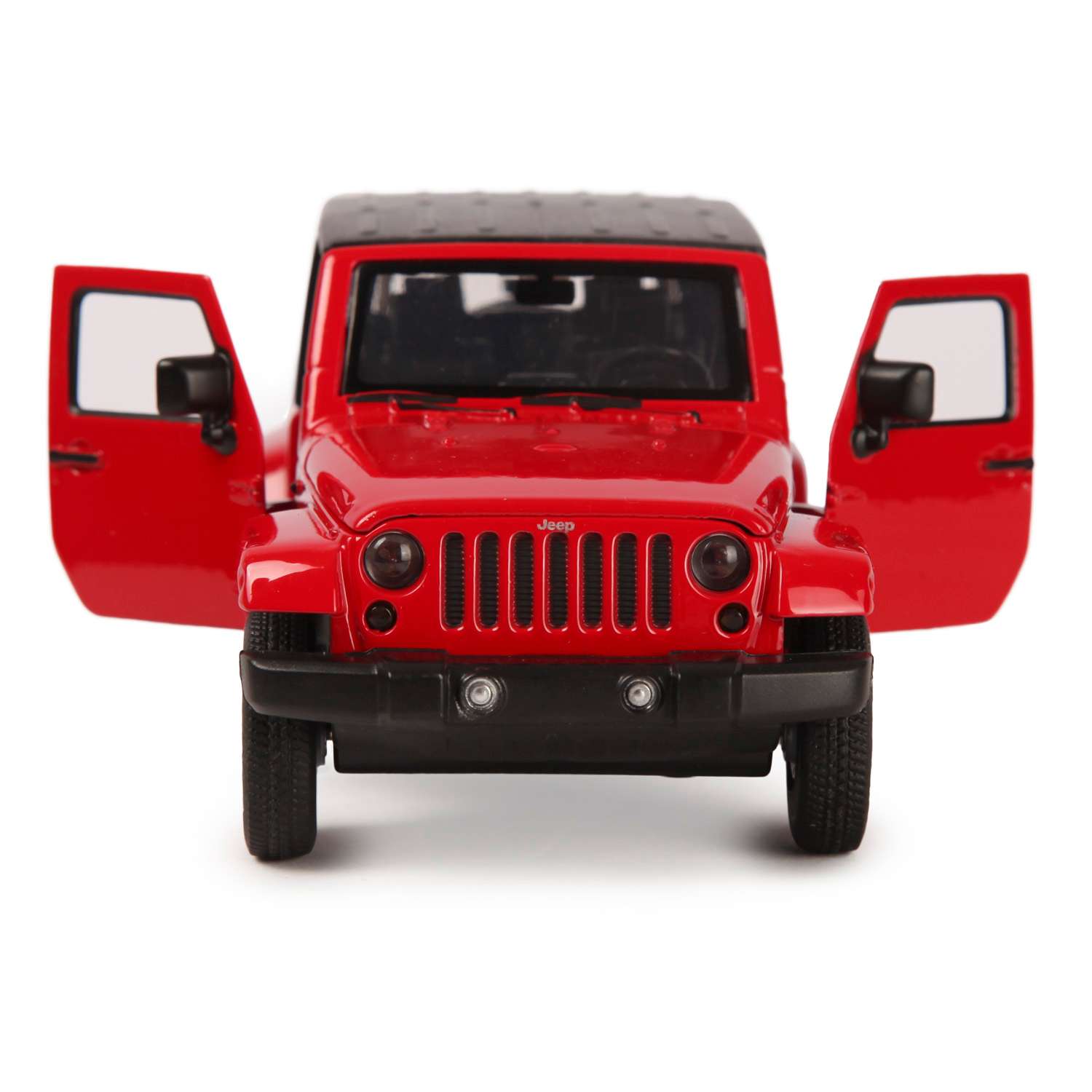Автомобиль Mobicaro Jeep Jeep Wrangler 1:32 красный 68331 - фото 6