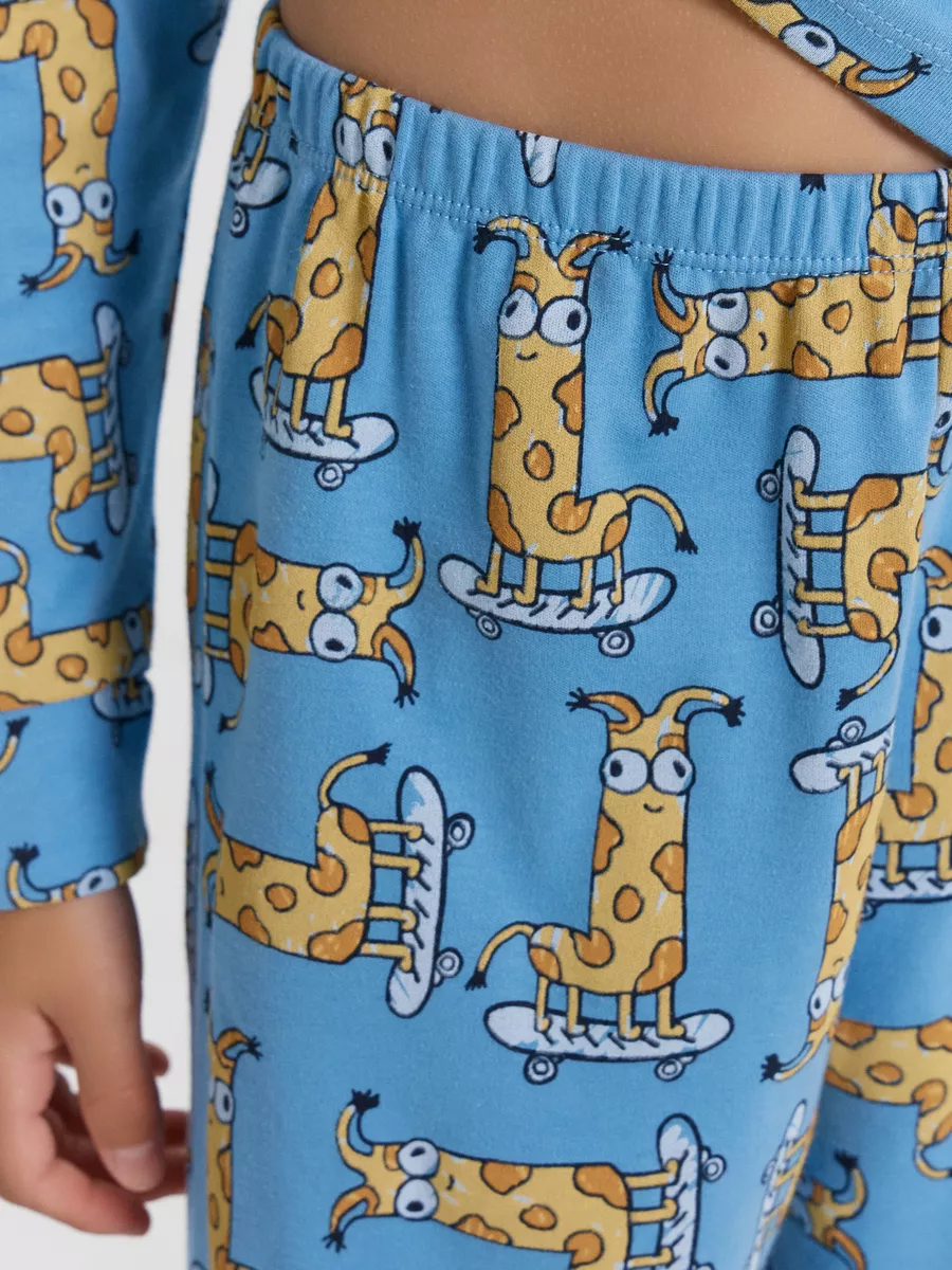 Пижама Mark Formelle (Марк Формэль) 563326/жирафы на голубом - фото 5