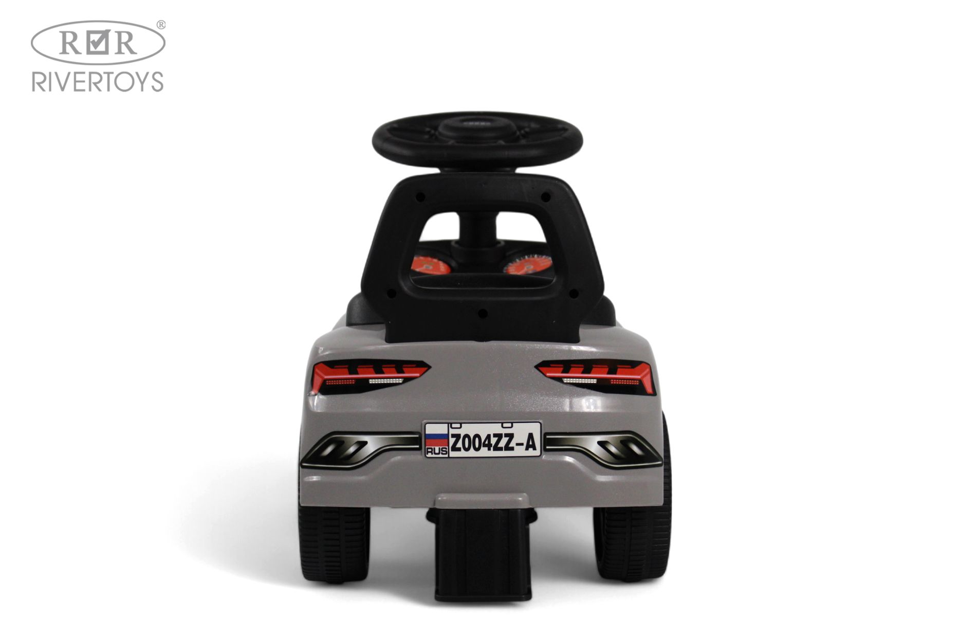 Каталка RIVERTOYS Z004ZZ-A-GREY серый - фото 12