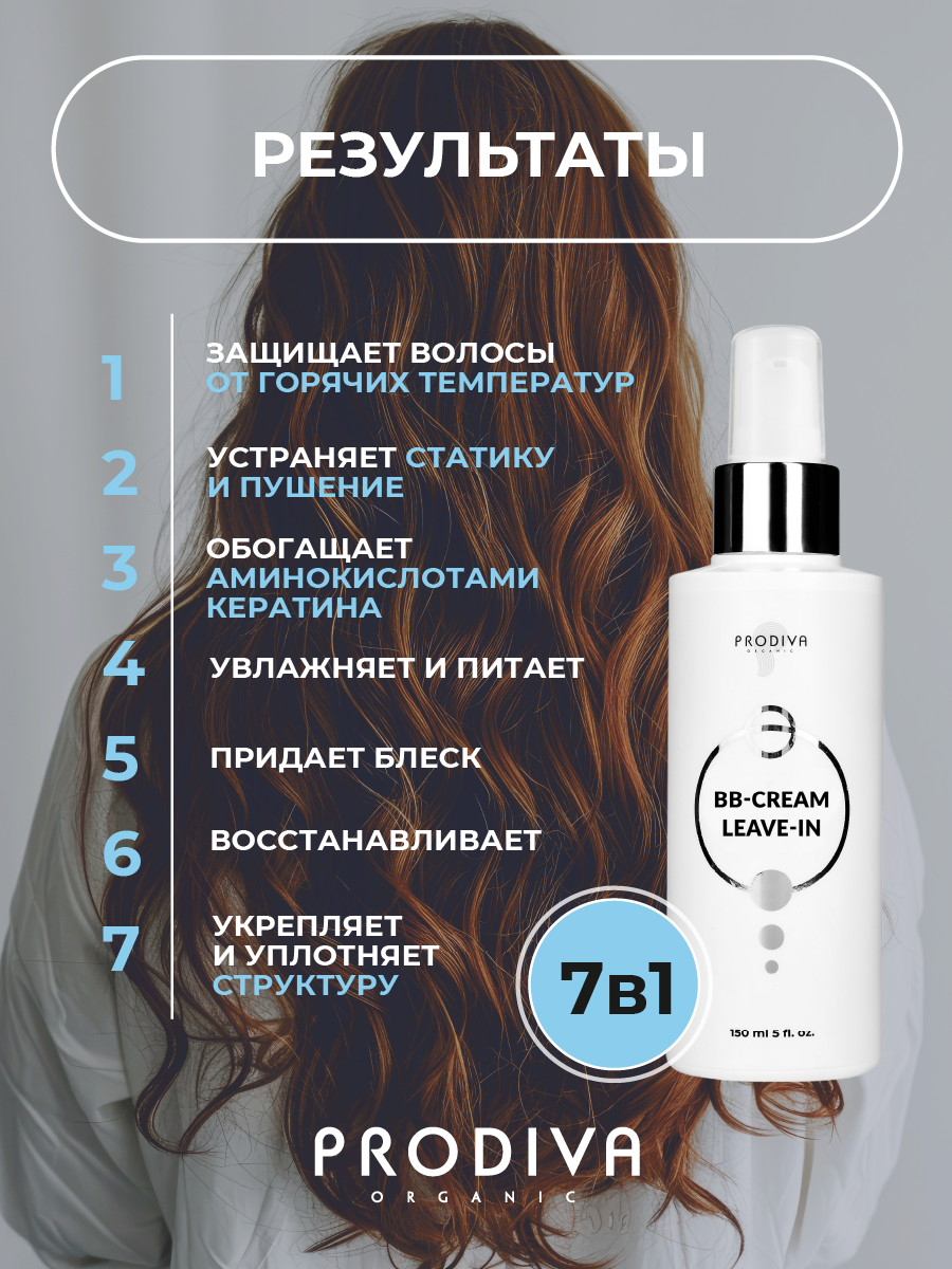 Термозащитный крем для волос PRODIVA 150 мл - фото 5