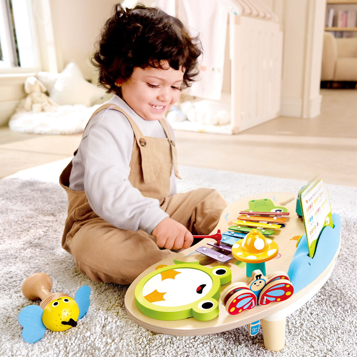 Игрушка музыкальная Hape "Ксилофон" Звуки Природы ксилофон - фото 1