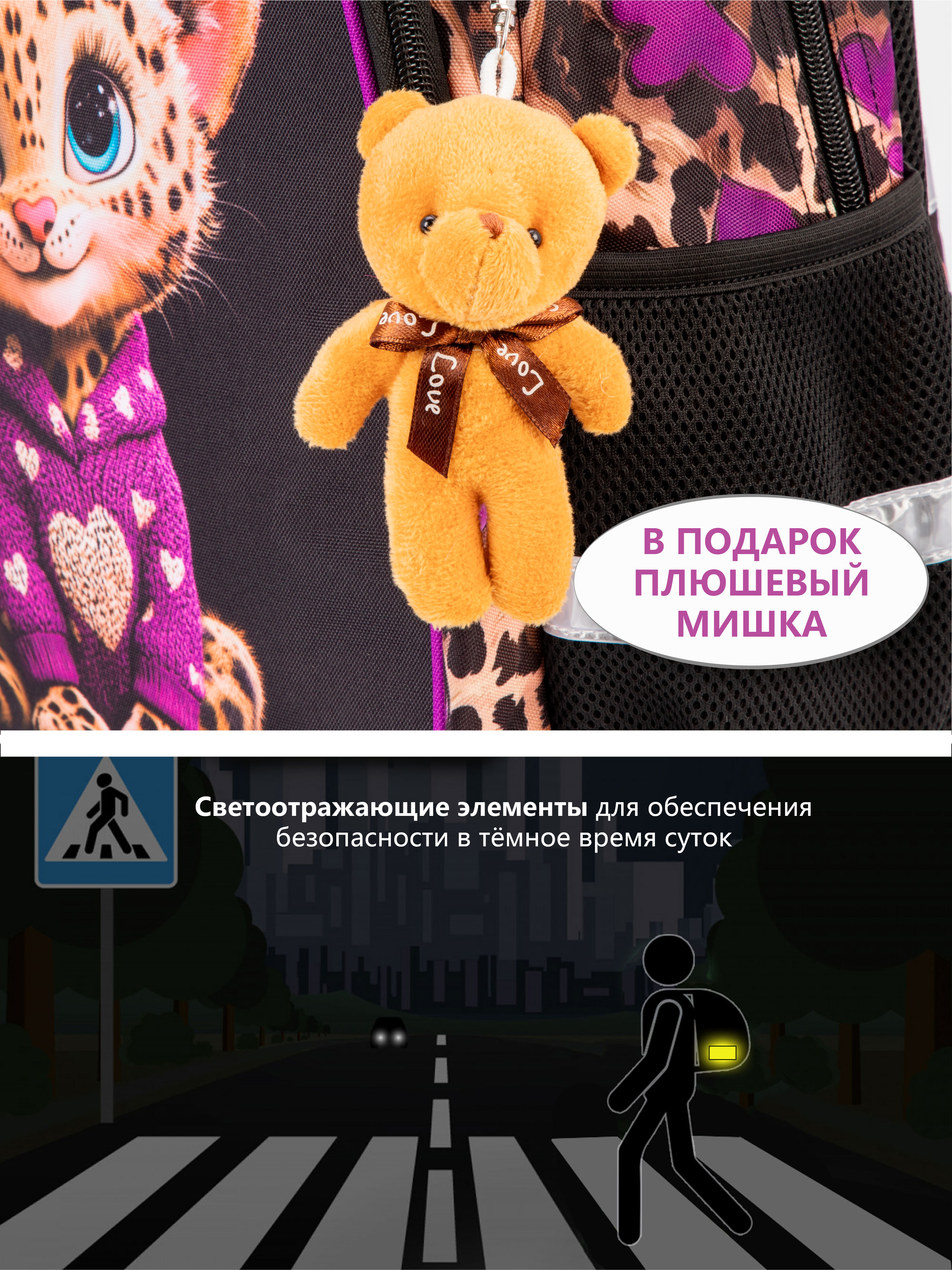 Рюкзак School Standard школьный для девочки 8в1 - фото 11