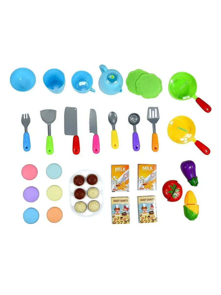 Игрушечная кухня Altacto с аксессуарами: 36 шт. - фото 2