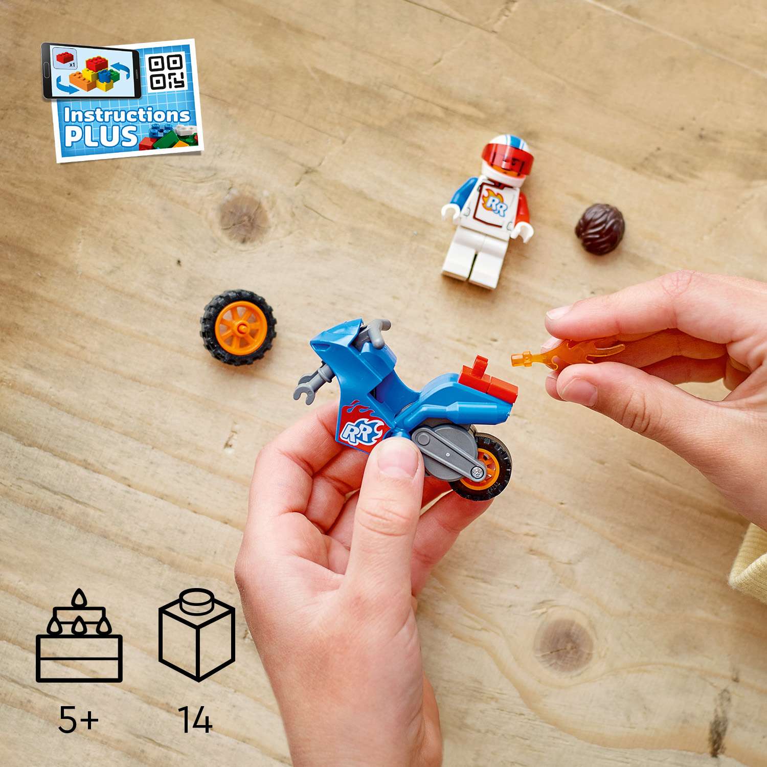 Конструктор LEGO City Rocket Stunt Bike блочный - фото 5