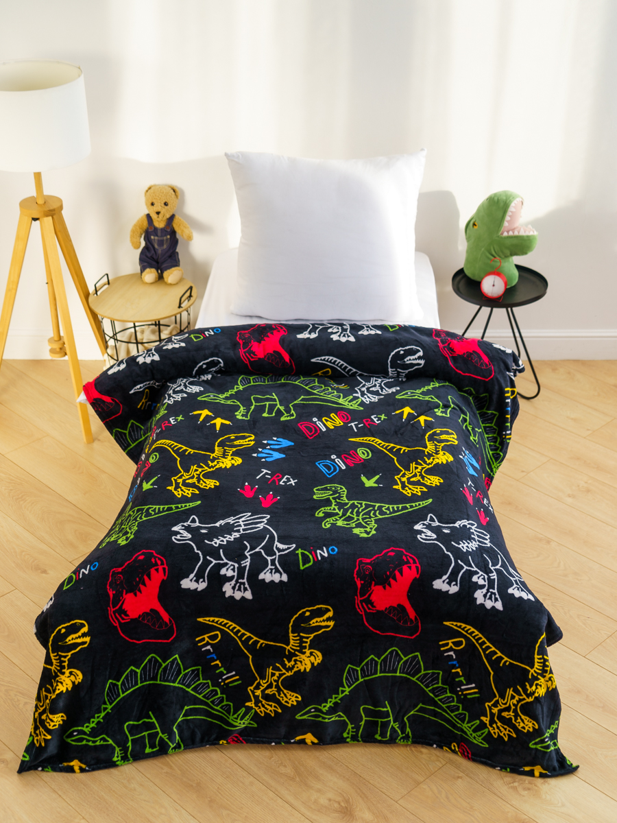 Изображение товара Плед PAVLine Дино 150x200 см мягкий и пушистый велсофтовый плед