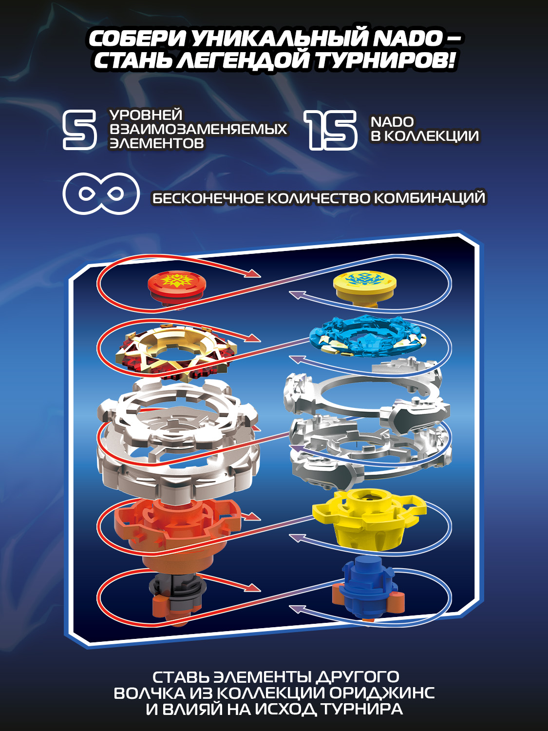 Игровой набор Infinity Nado Solar shield Гербовый щит Арес - фото 20