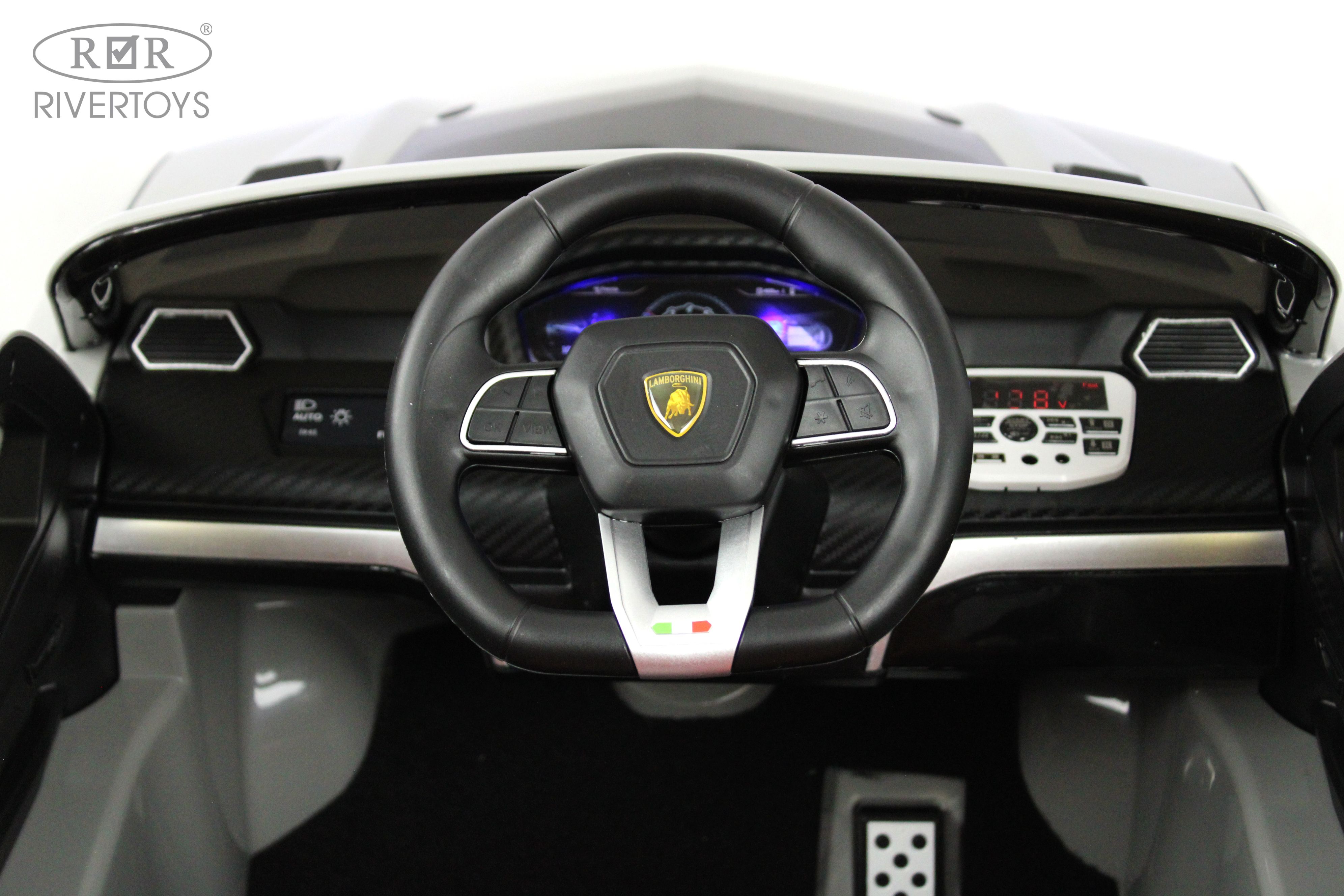 Электромобиль RIVERTOYS E777EE-GRAY С пультом ДУ - фото 14