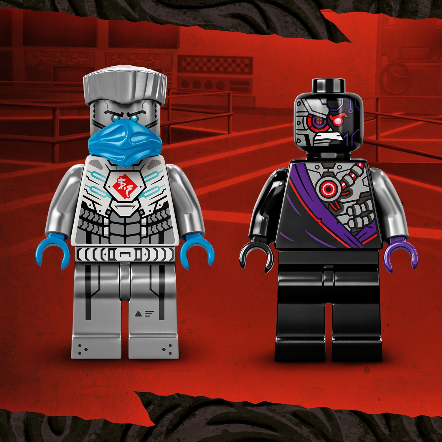 Конструктор LEGO NINJAGO Зейн против Ниндроида блочный - фото 4
