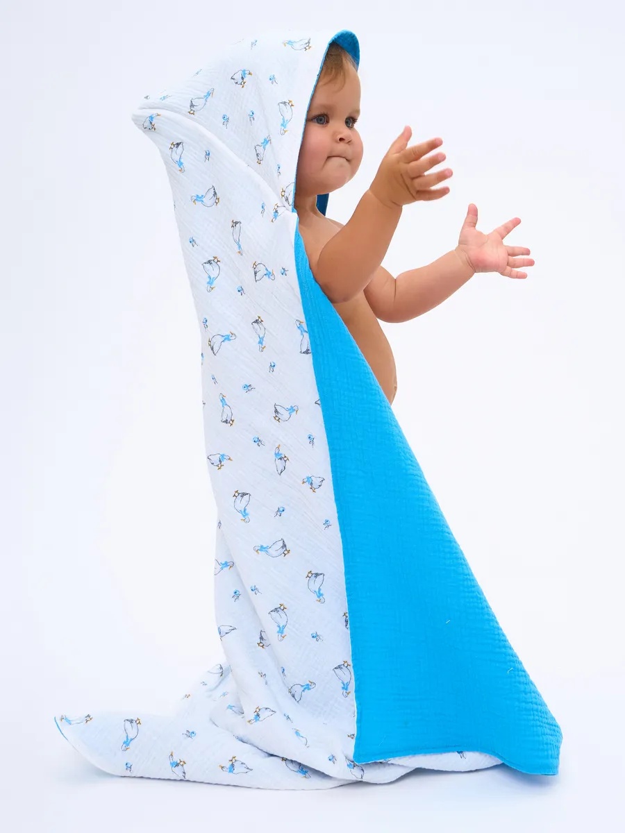 Полотенце Loo-Loo гусь 95 x 95 см 1 шт. - фото 8