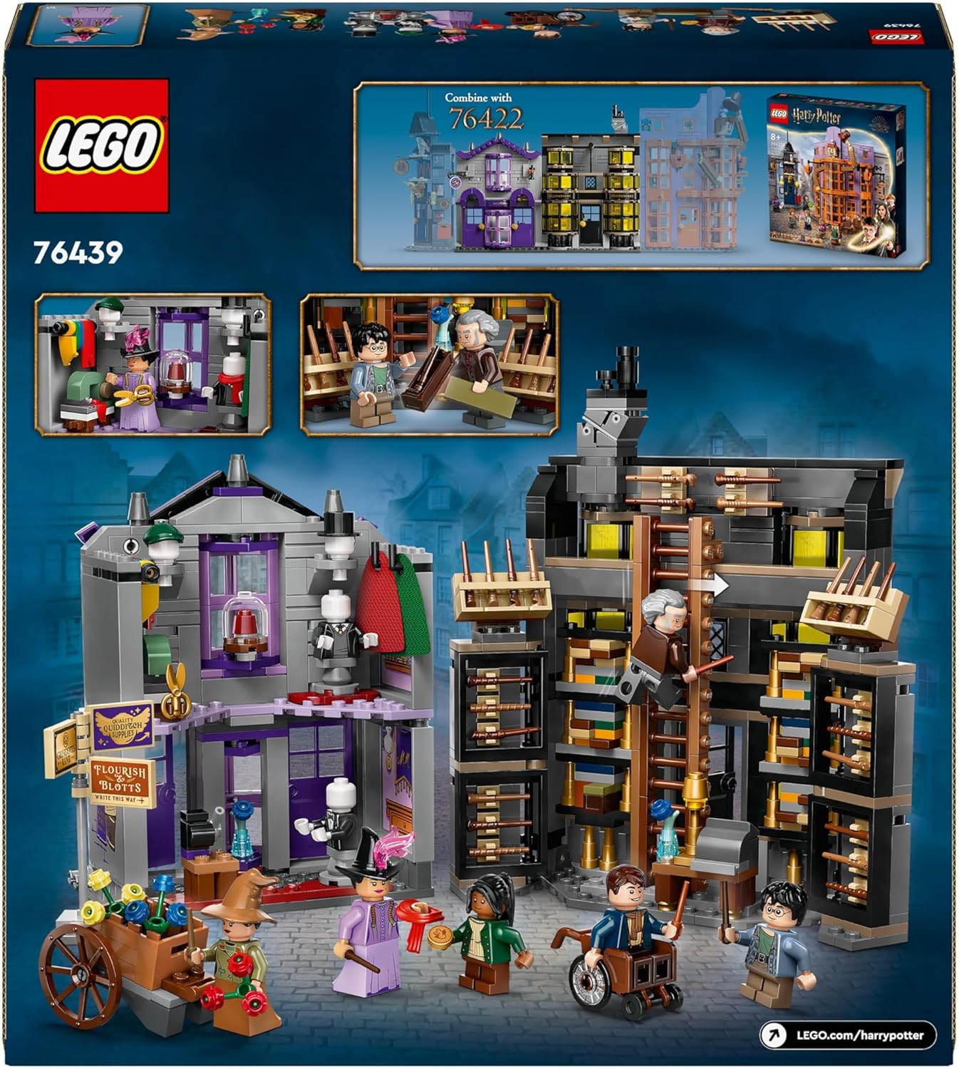Конструктор LEGO Harry Potter Ollivander and M. Malkin Robes блочный - фото 6