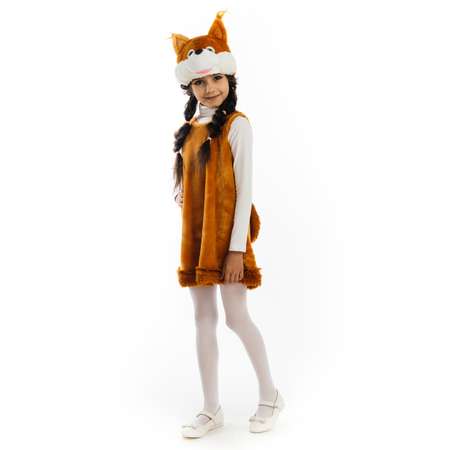 Костюм карнавальный Карнавалия Белочка 122-60-51 4-7лет 89001