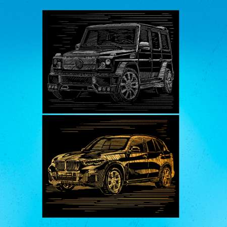 Гравюра LORI(колорит) Автомобили