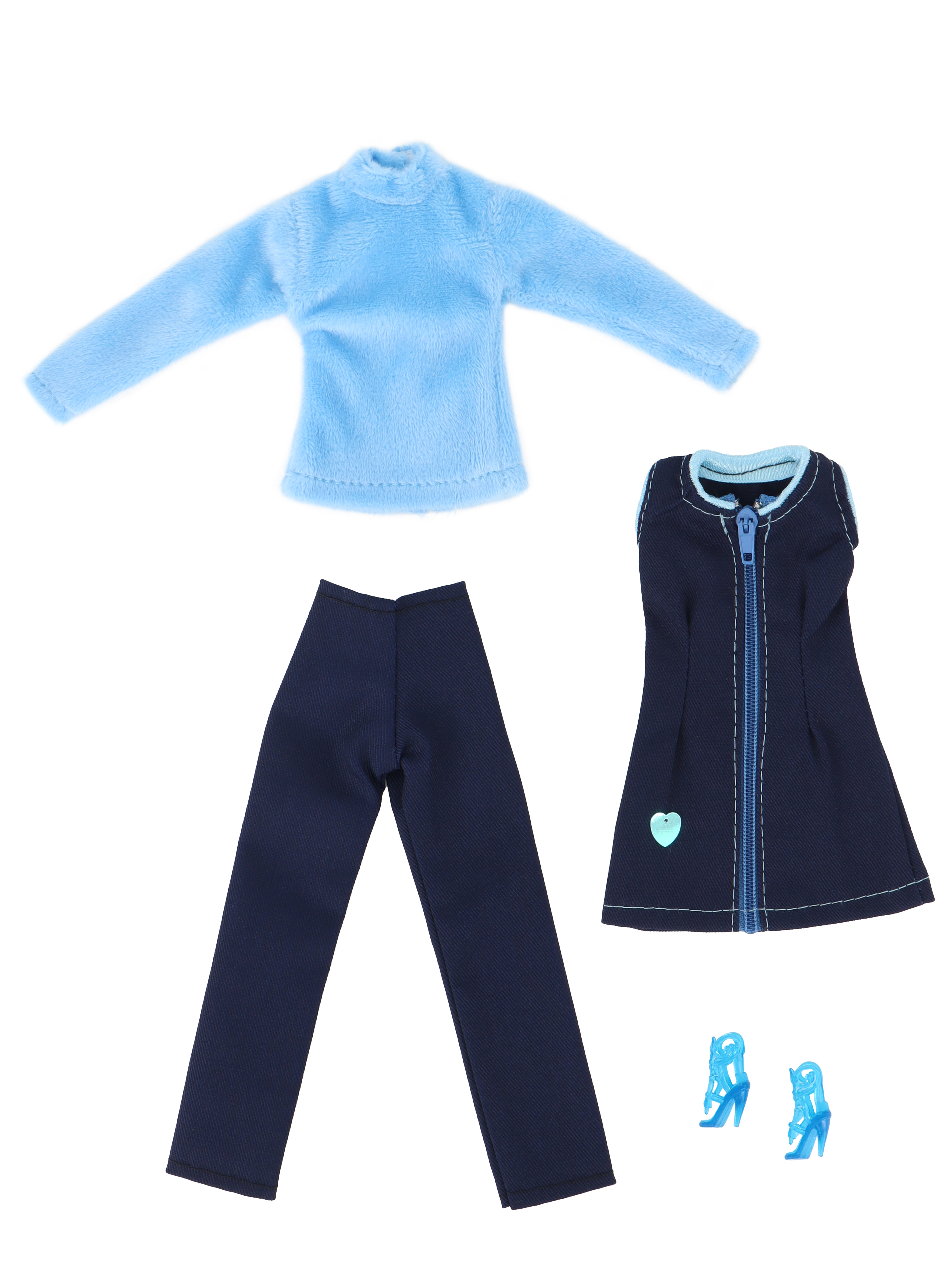 Одежда для кукол Модница 7777синий-голубой - фото 9