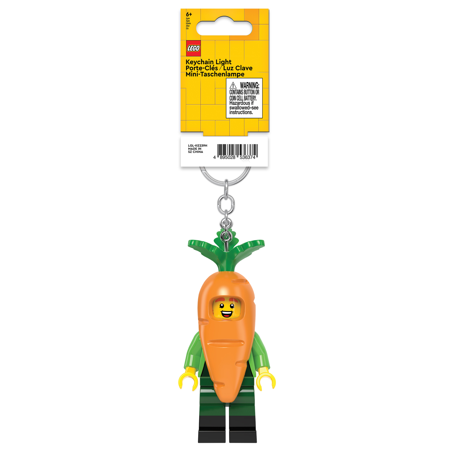 Брелок LEGO Minifigures - Человек-морковь 1 шт. - фото 5