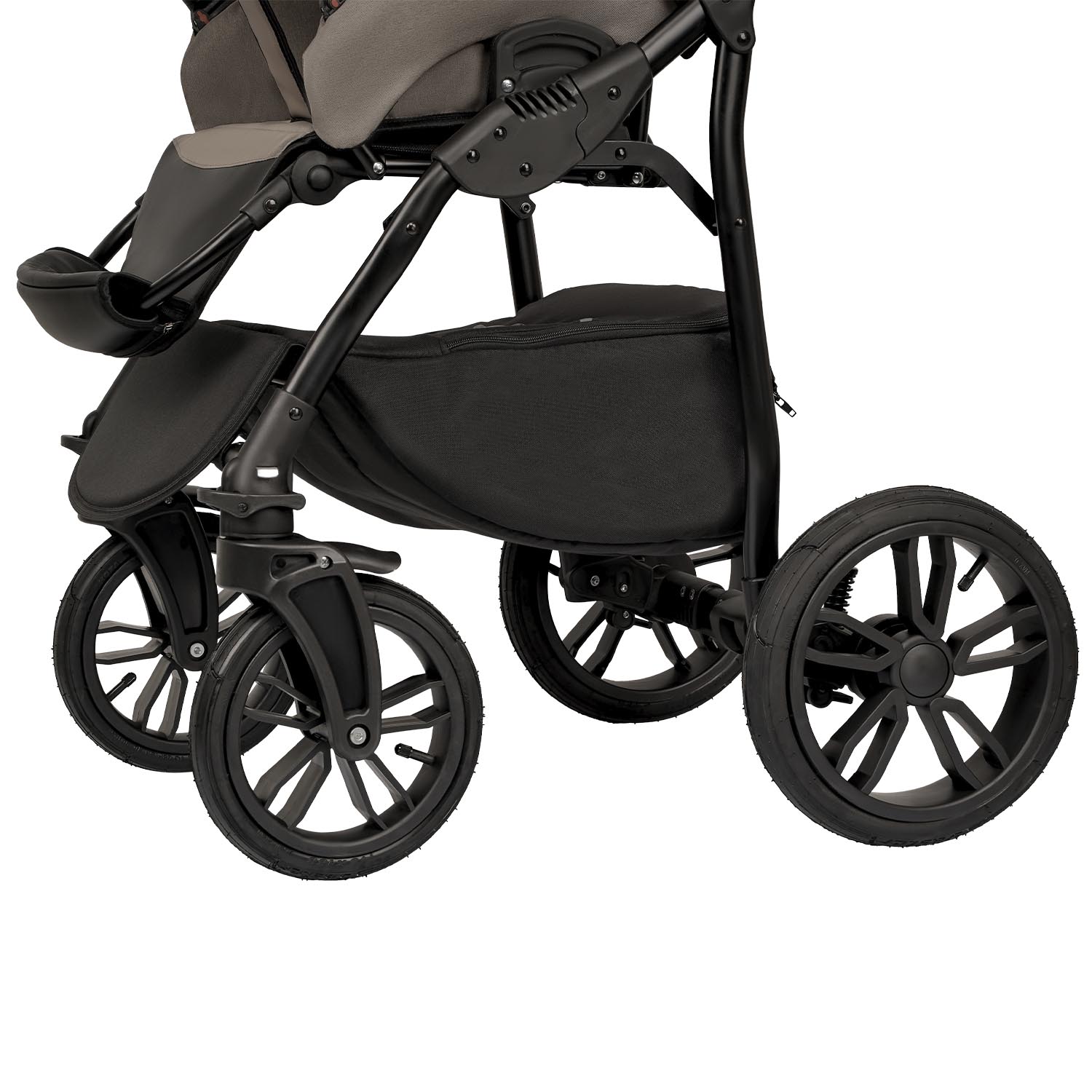 Коляска 2в1 Indigo Indigo (05) коричневый - фото 26