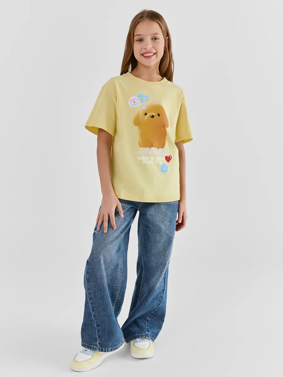 Футболка Mark Formelle (Марк Формэль) 117915/лимонад +печать - фото 1