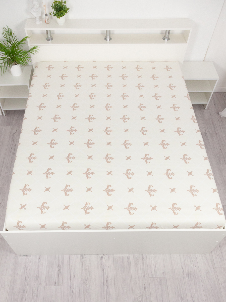 Простыня Wellness Анжелика 140 x 200 см на резинке 1 шт. - фото 1