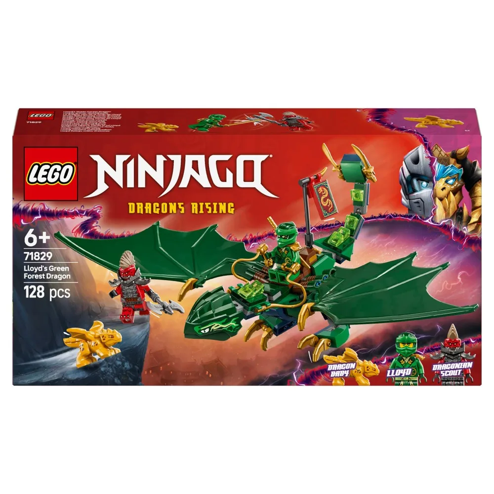 Конструктор LEGO NINJAGO Зеленый лесной дракон 128 дет. - фото 5