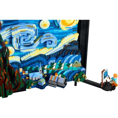 Конструктор LEGO Ideas Винсент Ван Гог Звёздная ночь