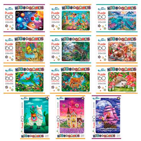 Пазл ORIGAMI Kids Games классический в ассортименте