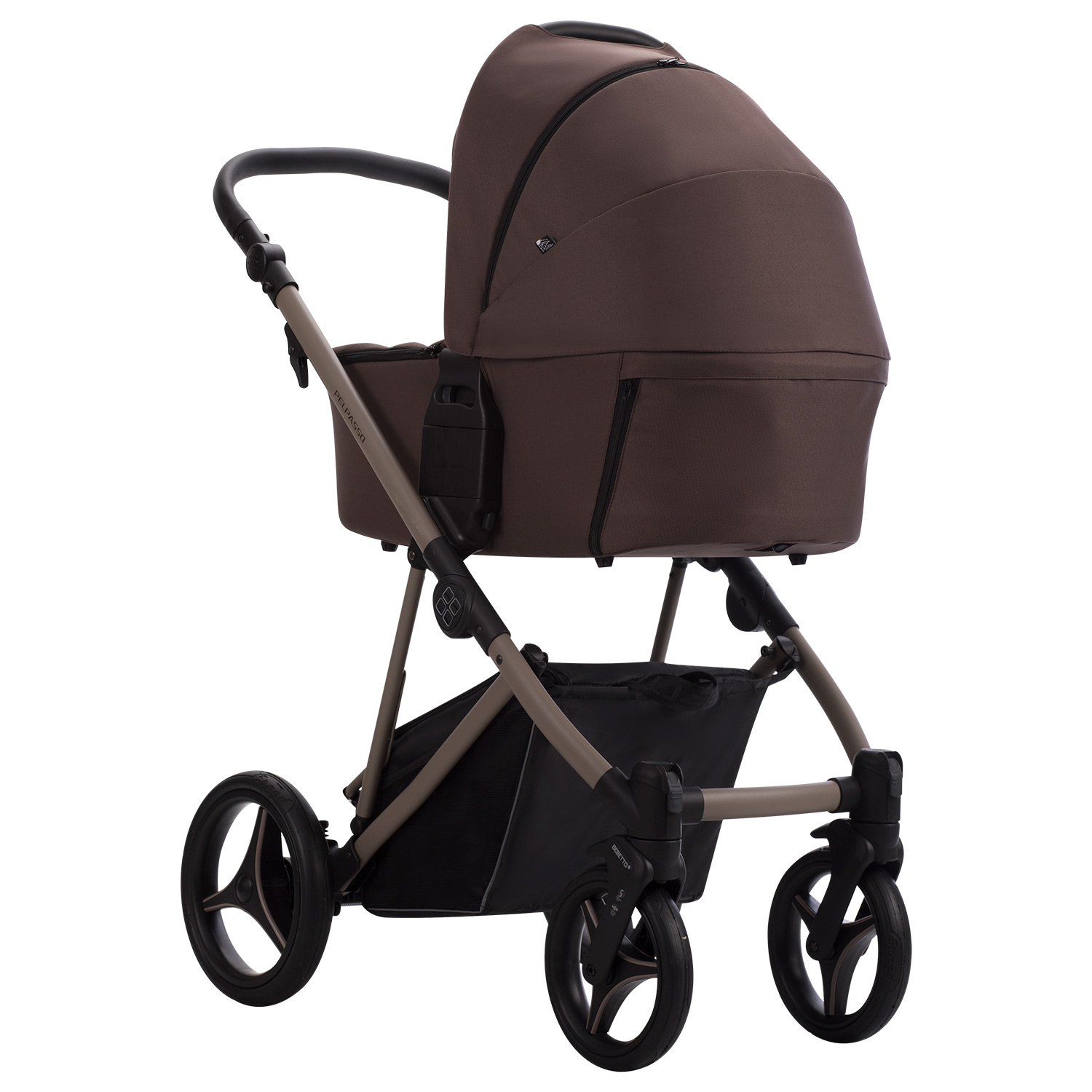 Коляска 2в1 Bebetto Pelpasso 06 Kaszmir коричневый - фото 3