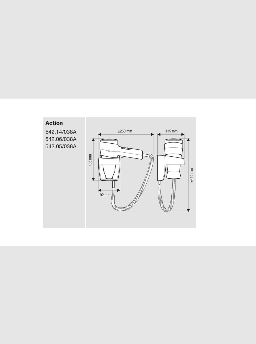 Фен Valera Action Super Plus 542.05/038A Black - фото 3