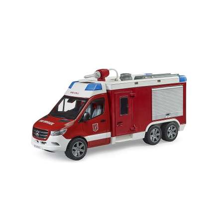 Пожарная машина Bruder Mercedes (свет, звук) 1:16