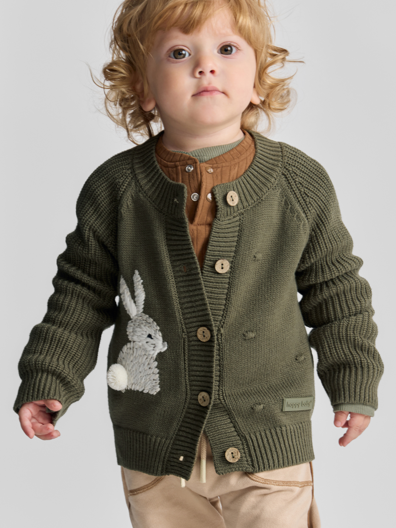 Кардиган Happy Baby 88349_dark-green - фото 1