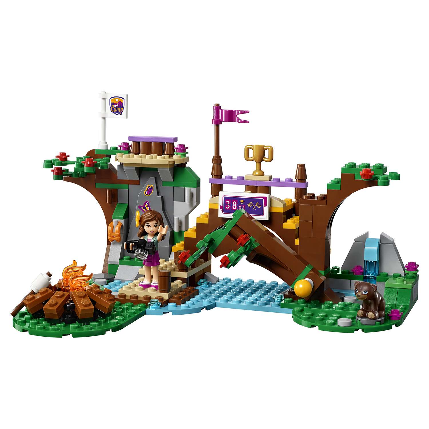 Конструктор LEGO Friends Спортивный лагерь: сплав блочный - фото 10
