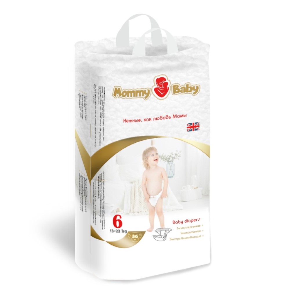Подгузники Mommy Baby 6 36 шт. - фото 1