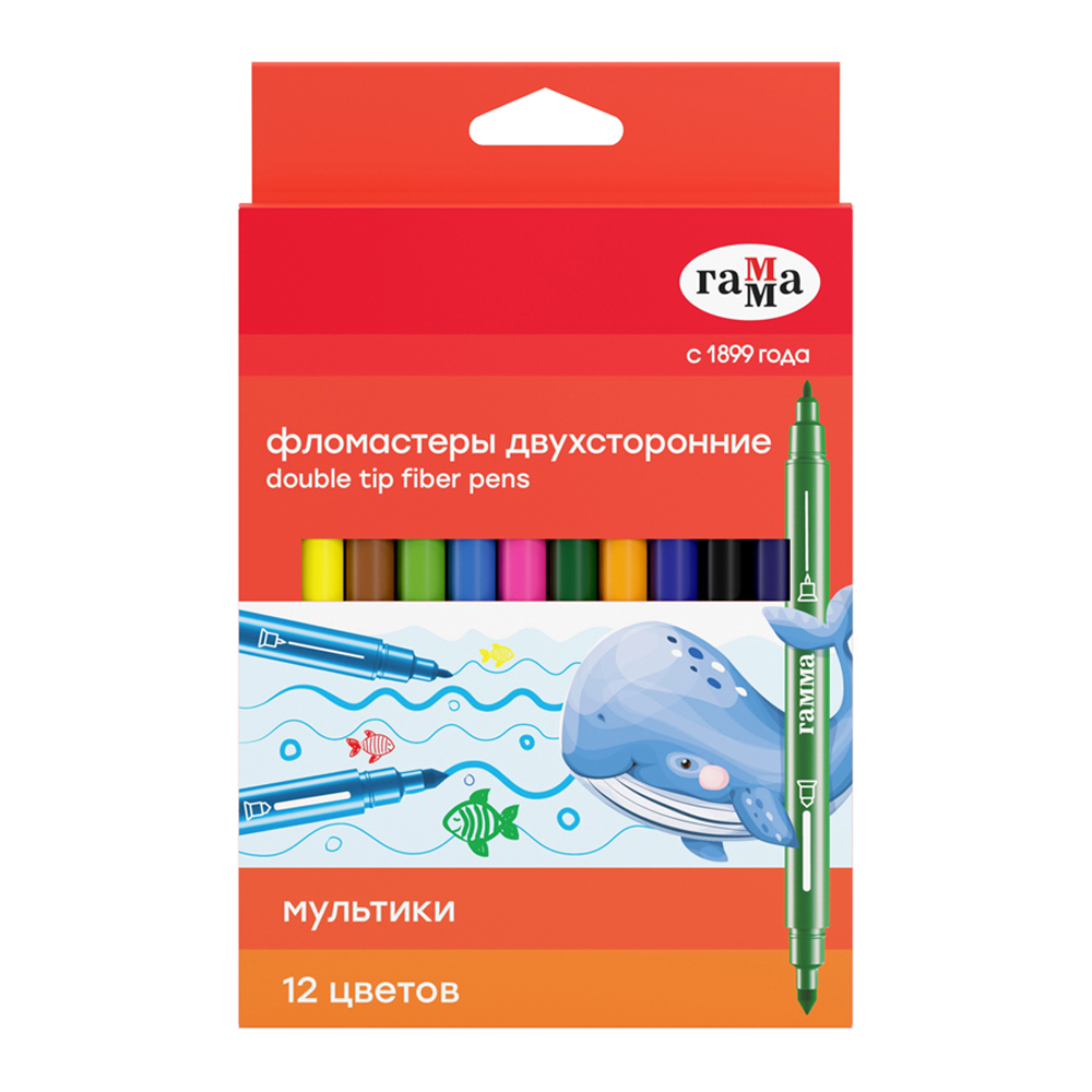 Фломастеры Gamma_ 12 цв. - фото 1